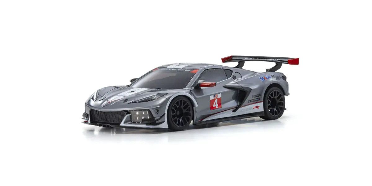Kyosho Mini-Z RWD Readyset MR-04 Chevrolet Corvette C8.R Gunmetal White