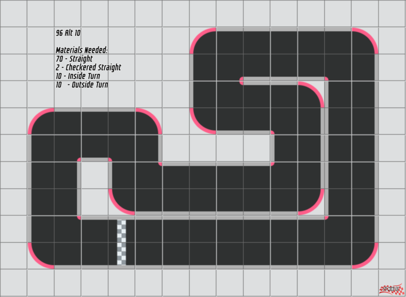 Mini Z Track Layouts - P1 Mini RC