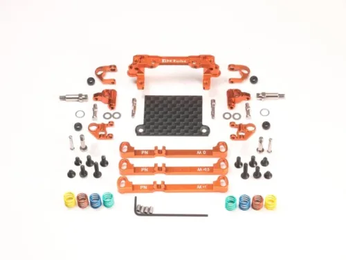 PN Racing Double A-Arm Front Suspension V4 for MR-03/PNR2.5W (Orange)