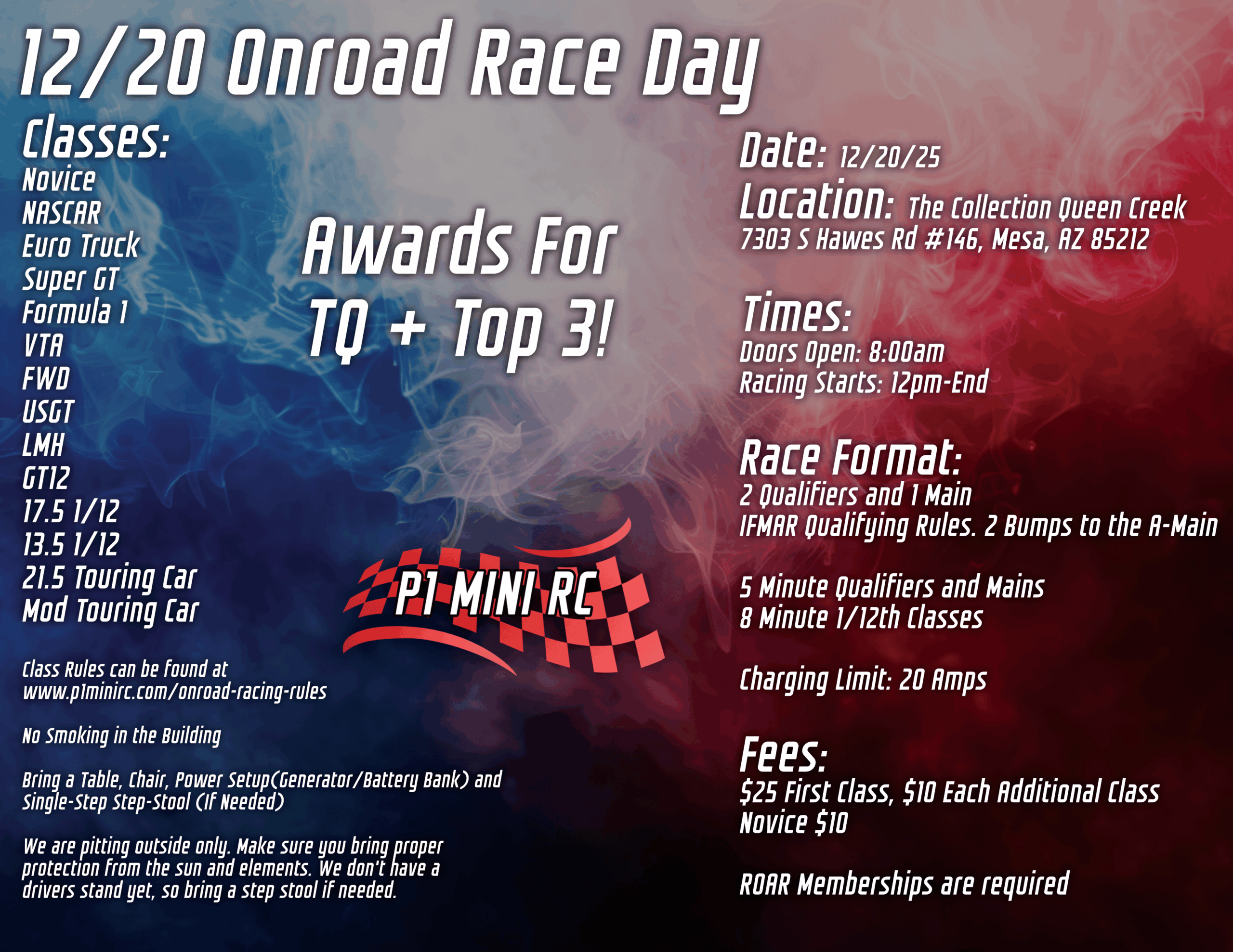 12-20 Onroad Race Flyer