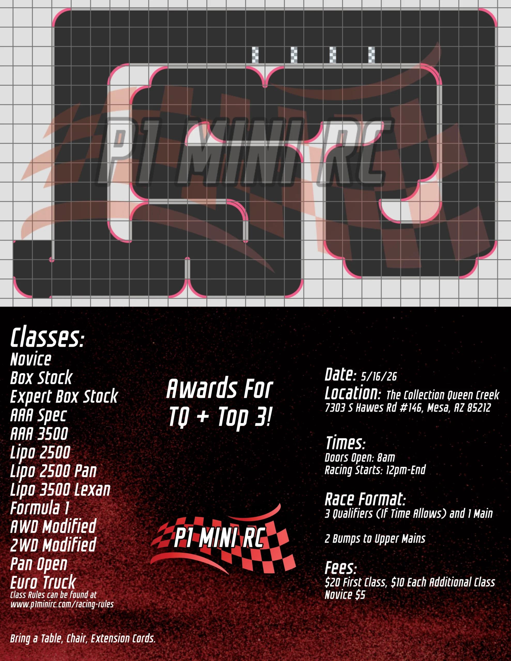 5/16 1:28 Scale Race Flyer