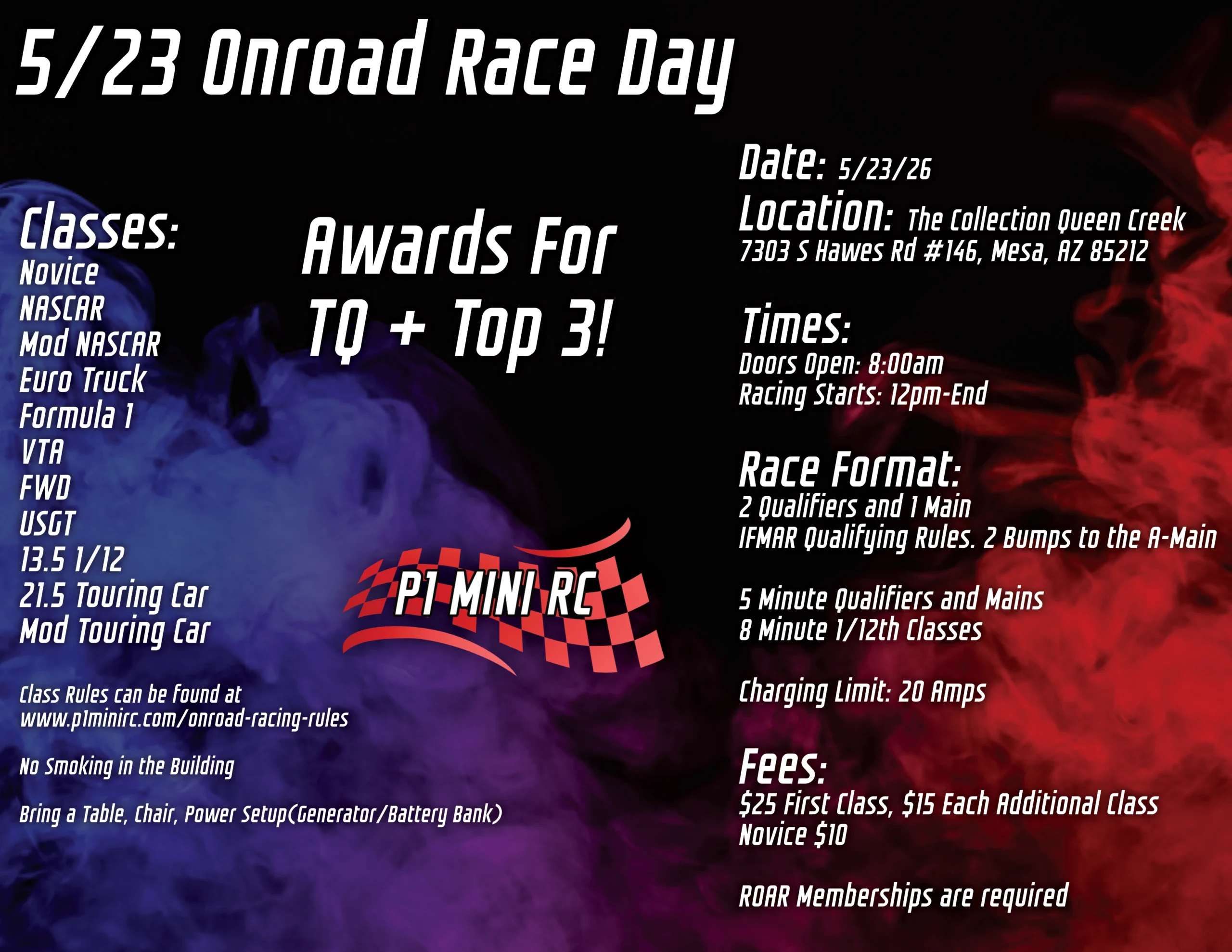 5/23 Onroad Race Flyer