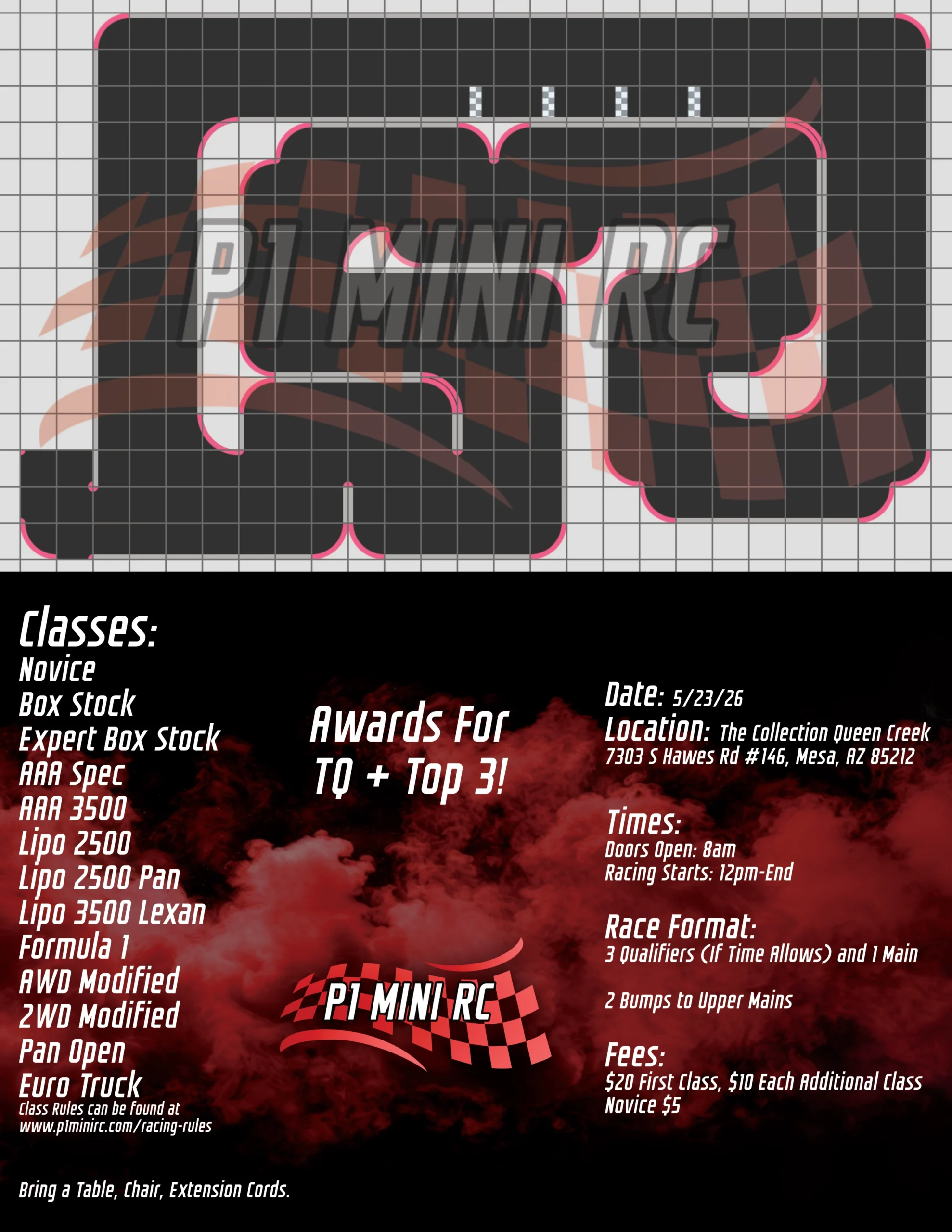 5/30 1:28 Scale Race Flyer