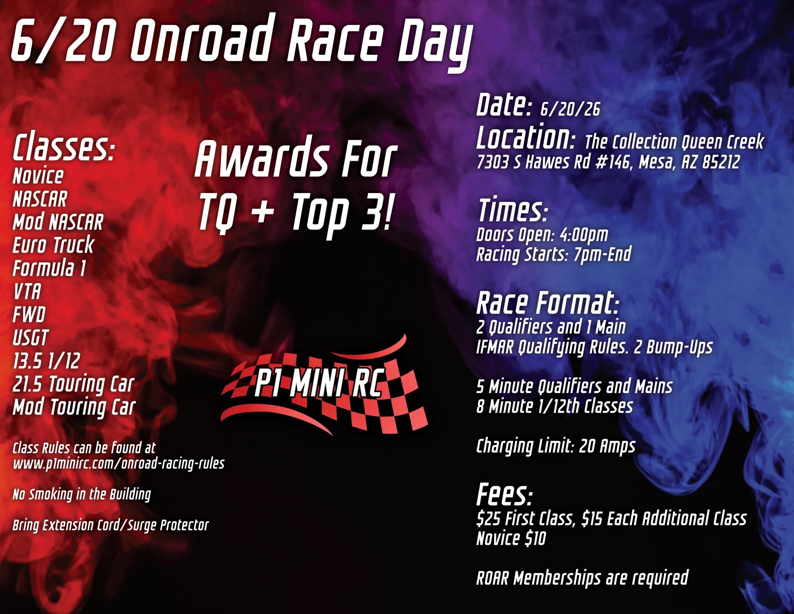 6/20 Onroad Race Flyer
