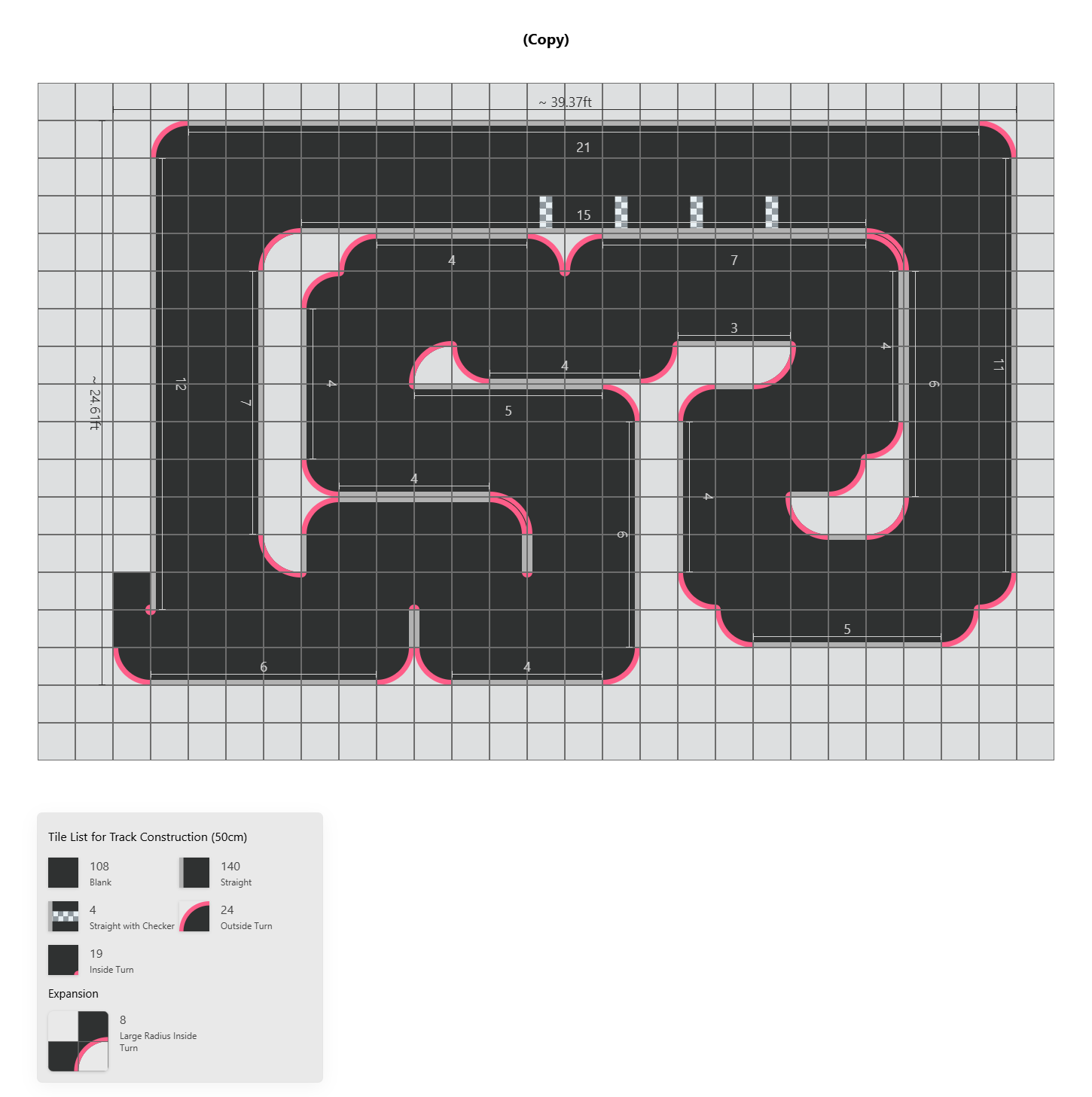 5-16 P1 Mini RC Club Race Layout